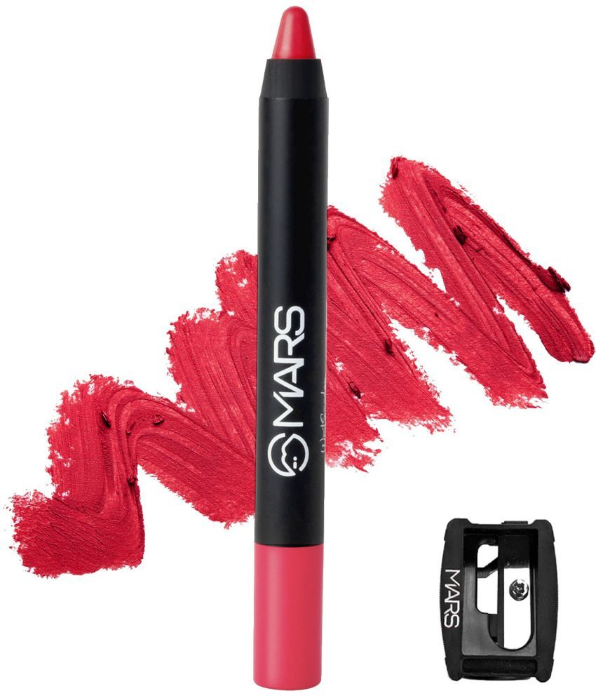     			MARS Red Matte Lipstick 3.5