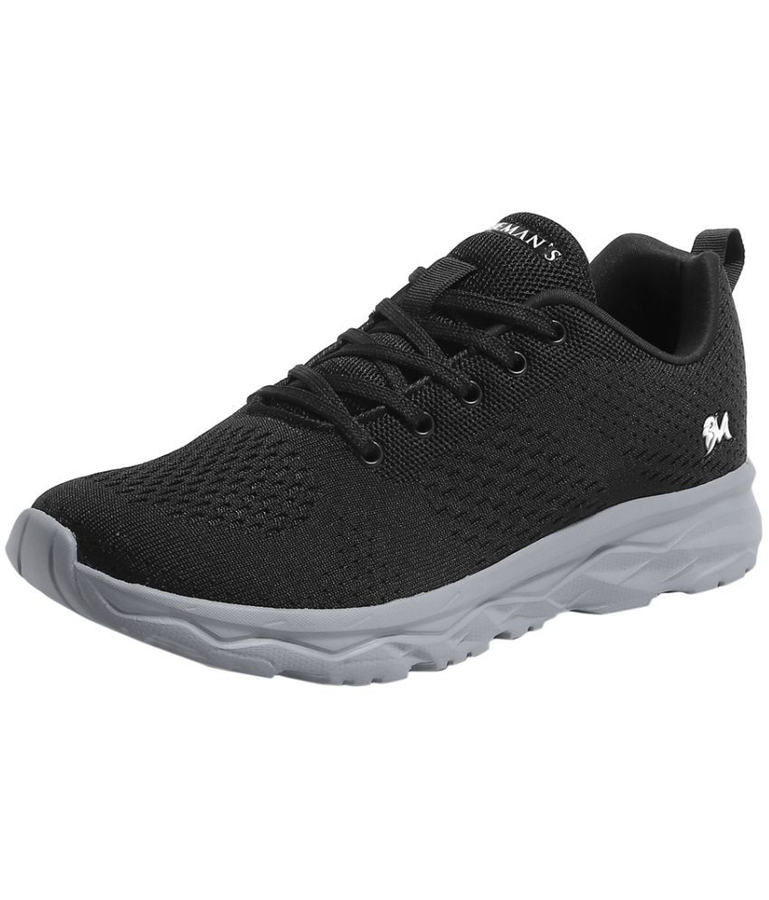     			Neemans Black Men's Sneakers