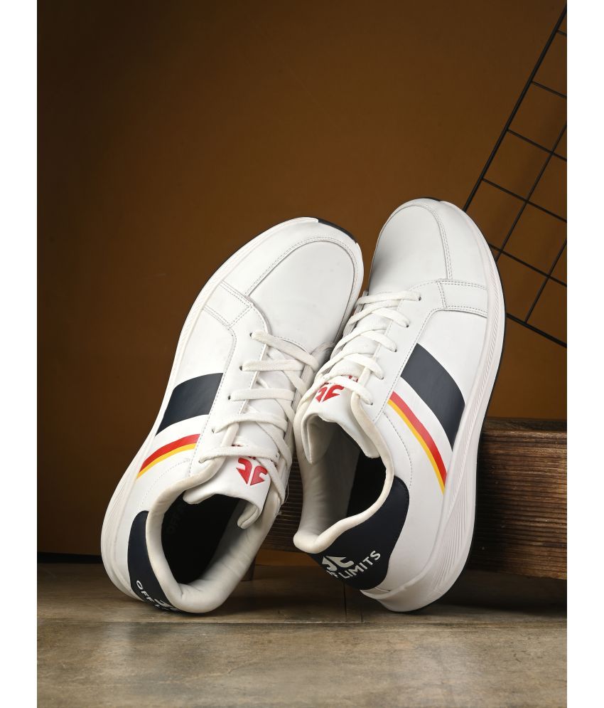     			OFF LIMITS BISTRO B&T Off White Men's Sneakers