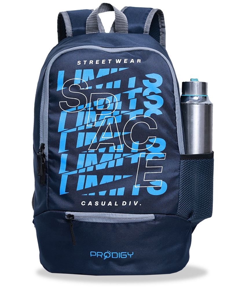     			Prodigy Blue Polyester Backpack ( 15 Ltrs )