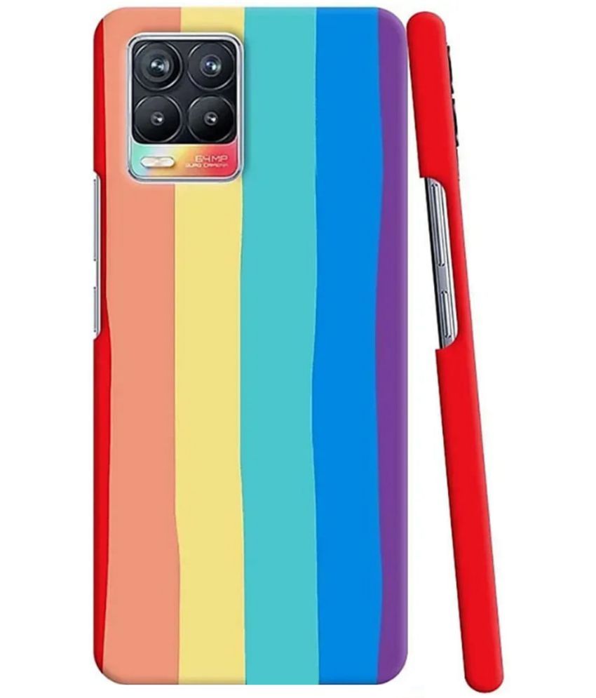     			T4U THINGS4U Multicolor Printed Back Cover Polycarbonate Compatible For Realme 8i ( Pack of 1 )