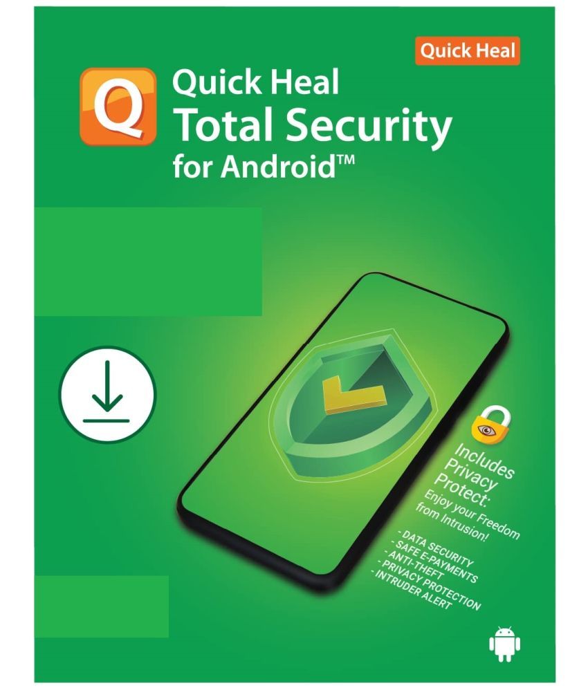     			Quick Heal Total Security Latest Version for Android (Mobile or Tablets) - 1 Device/3 Years (Email Delivery)