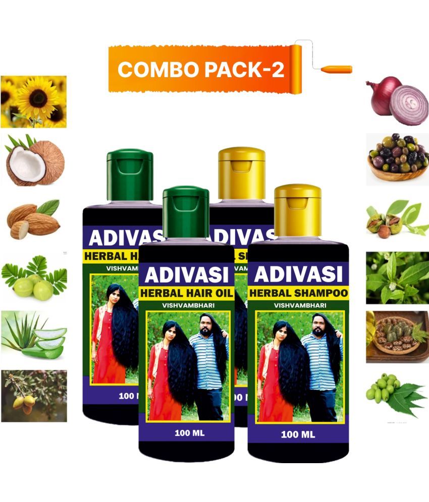     			Vishvambhari Amla And Bhingraj,Adivasi Hair Oil & Shampoo Strong Hair