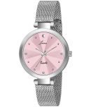 Jainx Silver Stainless Steel Analog Womens Watch