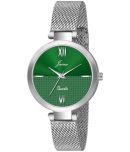 Jainx Silver Stainless Steel Analog Womens Watch