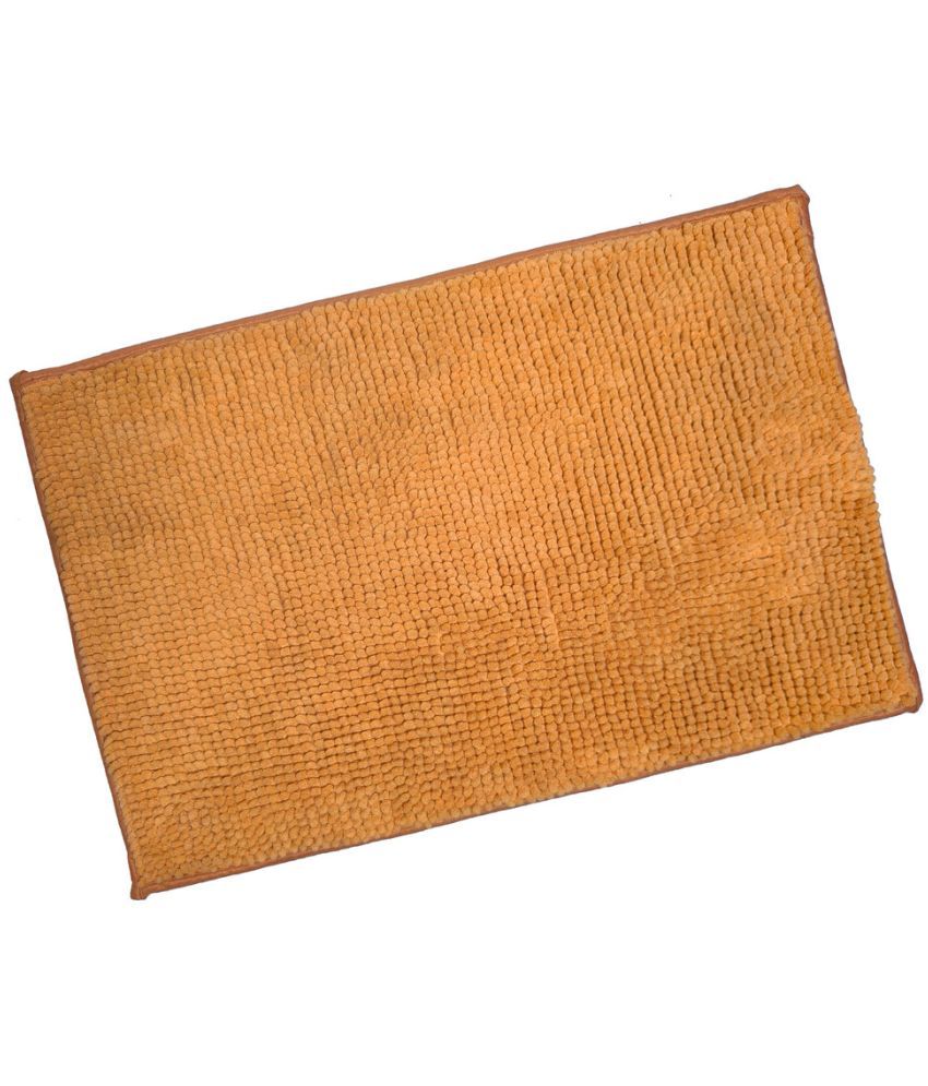     			ADIRNY - Anti-skid Polycotton Door Mat ( 69 X 44 cm ) Single - Orange