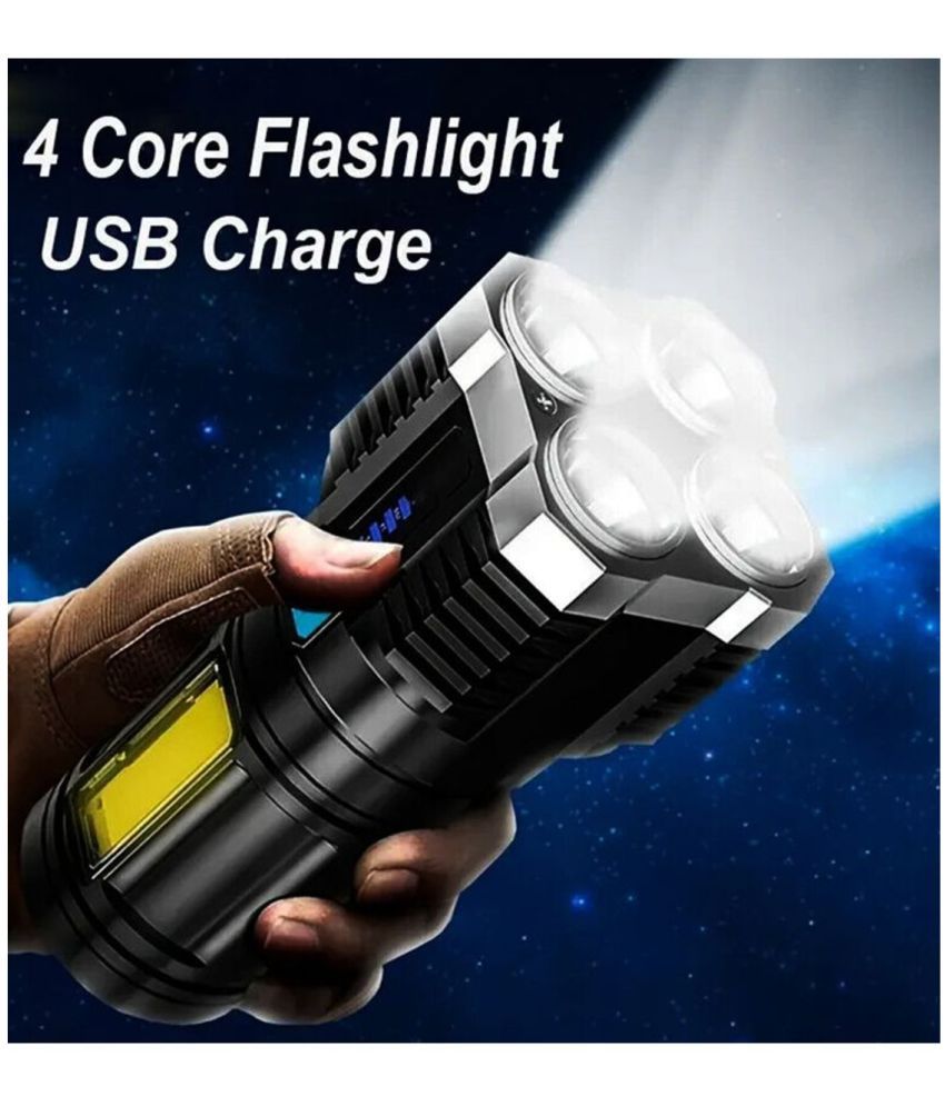     			BERG Bright LED Rechargeable - 1W Rechargeable Flashlight Torch ( Pack of 1 )