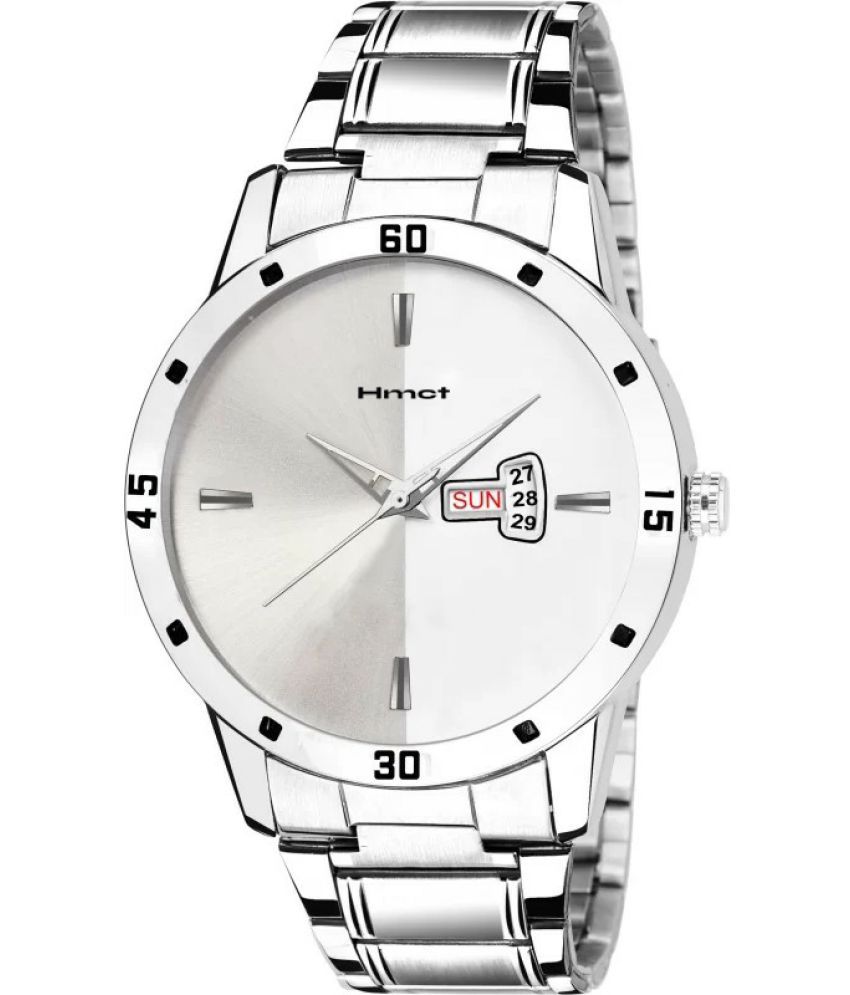     			HMCT Silver Metal Analog Men's Watch