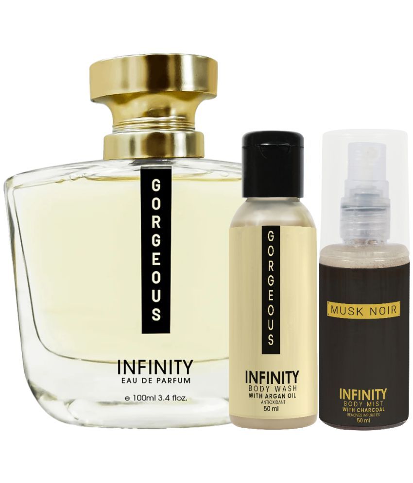     			Infinity Bare EDP Perfume 100ml, Beaute Body Wash 50ml, Beaute Body Mist 35ml Pack of 3