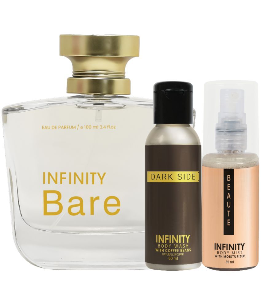     			Infinity Bare EDP Perfume 100ml, Beaute Body Wash 50ml, Beaute Body Mist 35ml Pack of 3