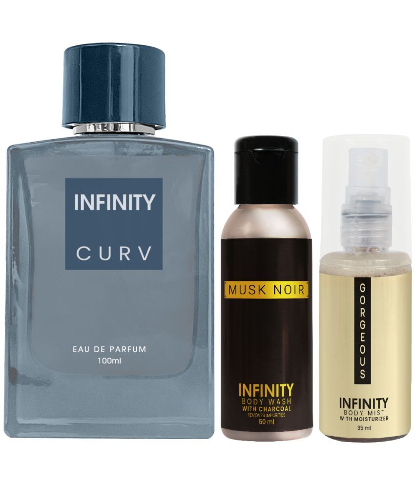     			Infinity Bare EDP Perfume 100ml, Beaute Body Wash 50ml, Beaute Body Mist 35ml Pack of 3