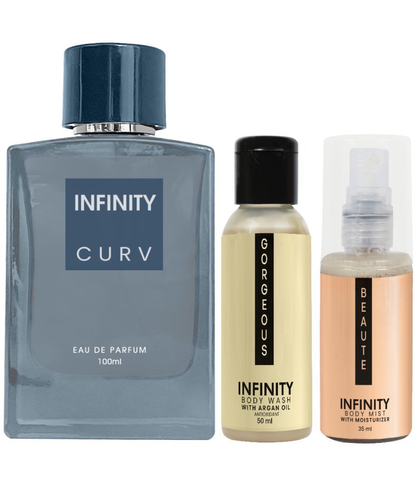     			Infinity Bare EDP Perfume 100ml, Beaute Body Wash 50ml, Beaute Body Mist 35ml Pack of 3