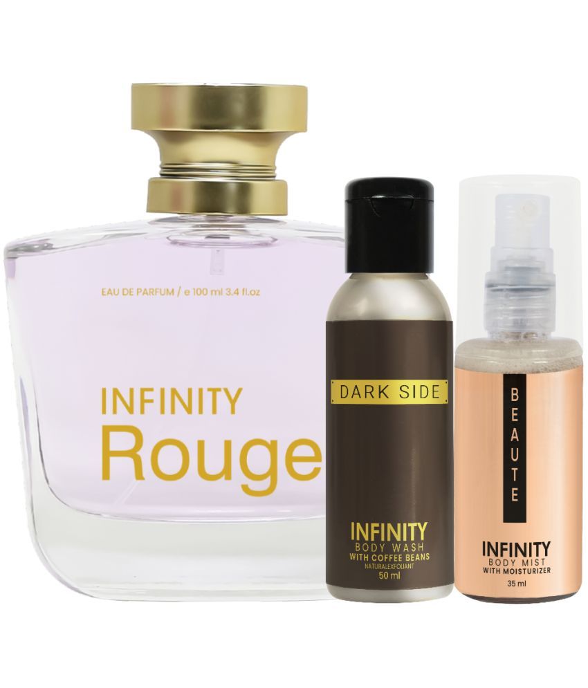     			Infinity Bare EDP Perfume 100ml, Beaute Body Wash 50ml, Beaute Body Mist 35ml Pack of 3