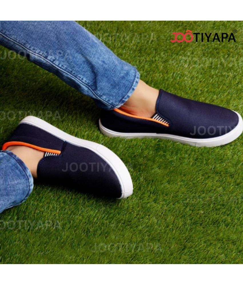     			Jootiyapa Navy Blue Men's Slip on