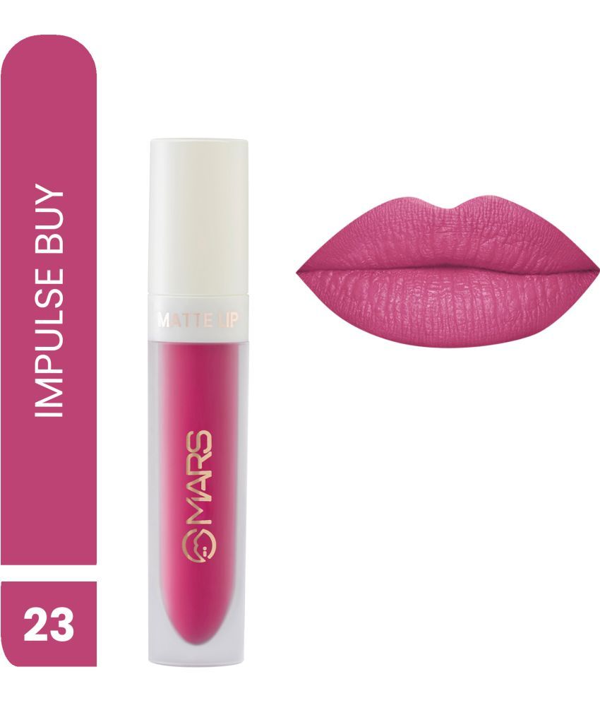     			MARS Flamingo Pink Matte Lipstick 4.5