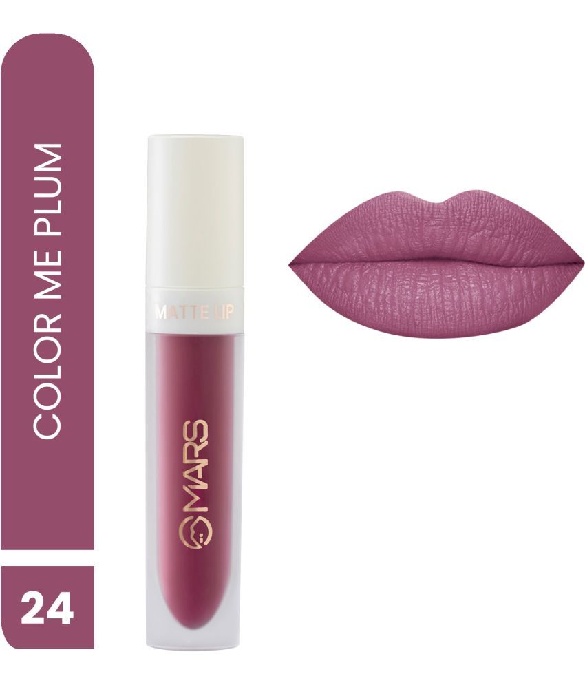     			MARS Matte Liquid Lip Color | Long Lasting | Non-Transfer & Waterproof Lipstick for Women (Shade-24)