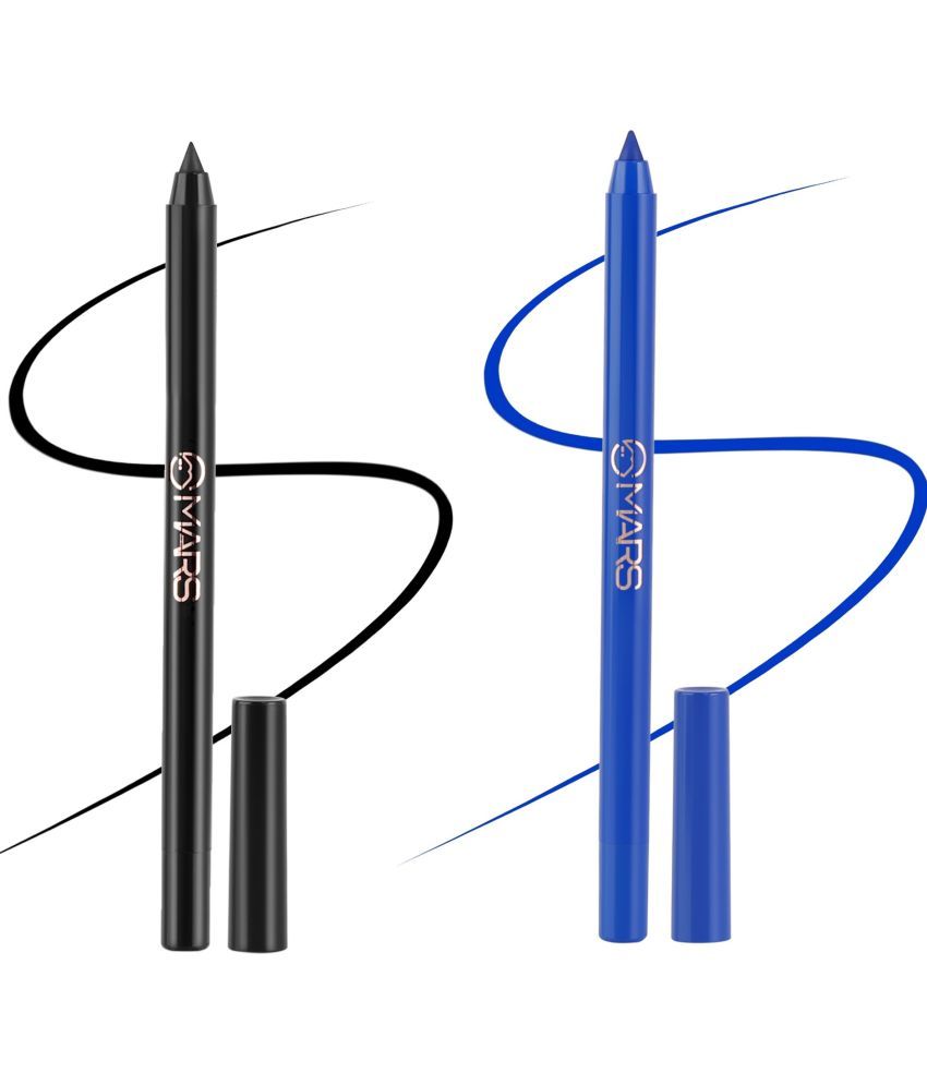     			MARS Navy Matte Kajal 7 g Pencil ( Pack of 2 )