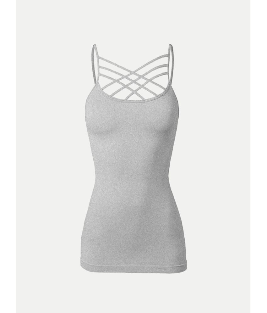     			Radprix Cotton Tanks - Grey Single