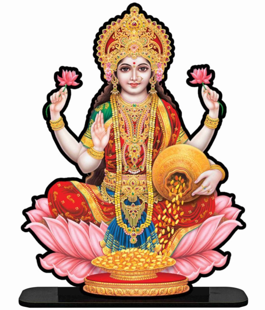     			Saf Wood Laxmi Ganesh Idol ( 25 cm )