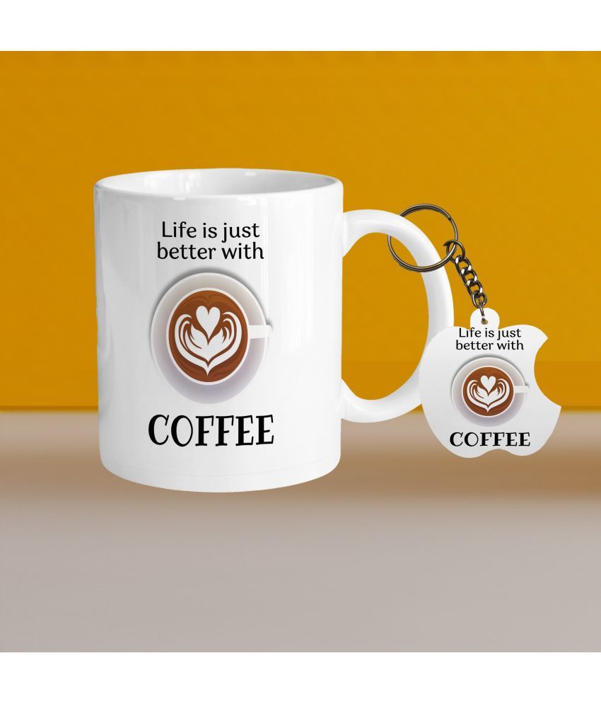     			VM SHOPPING MALL Coffee Mug Solid Ceramic Coffee Mug 330 mL ( Pack of 1 )