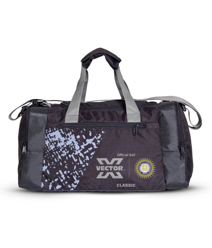     			Vector X Classic BFI Approved Gym Bag for Men and Women Carrying Gym Accessories Duffle Bags Travel