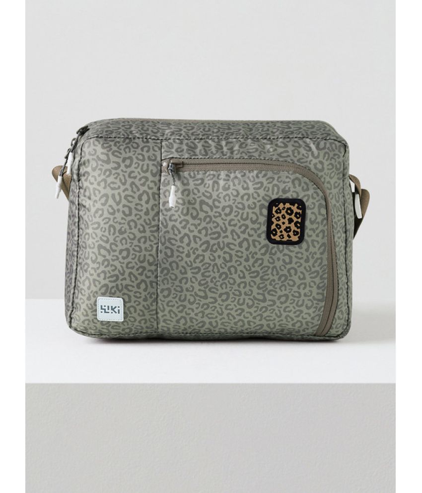     			Wildcraft Beige Printed Messenger Bag