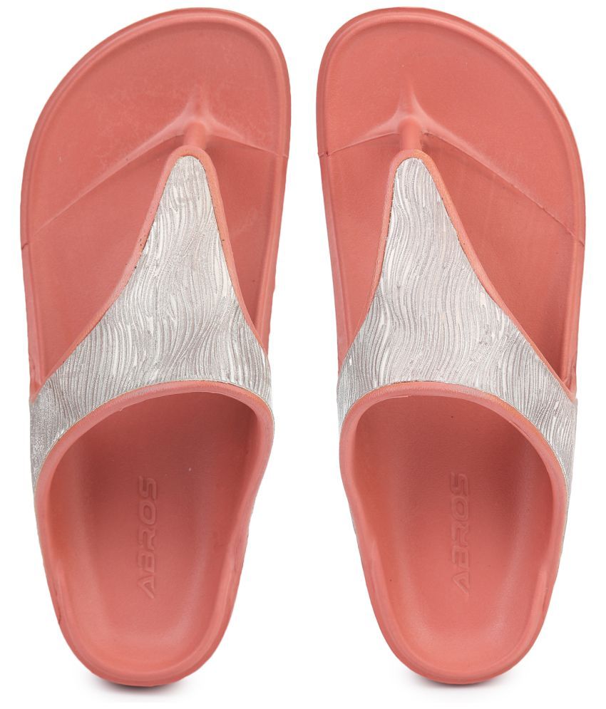     			Abros Peach Women's Thong Flip Flop