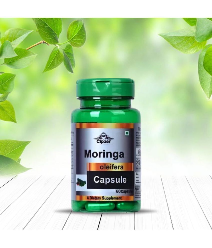     			CIPZER Moringa Regulates blood sugar levels Capsule 60 no.s Pack Of 1