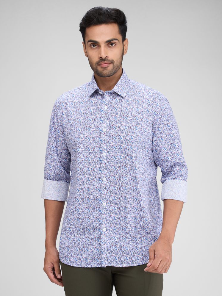     			Colorplus 100% Cotton Regular Fit Printed Full Sleeves Men's Casual Shirt - Blue ( Pack of 1 )