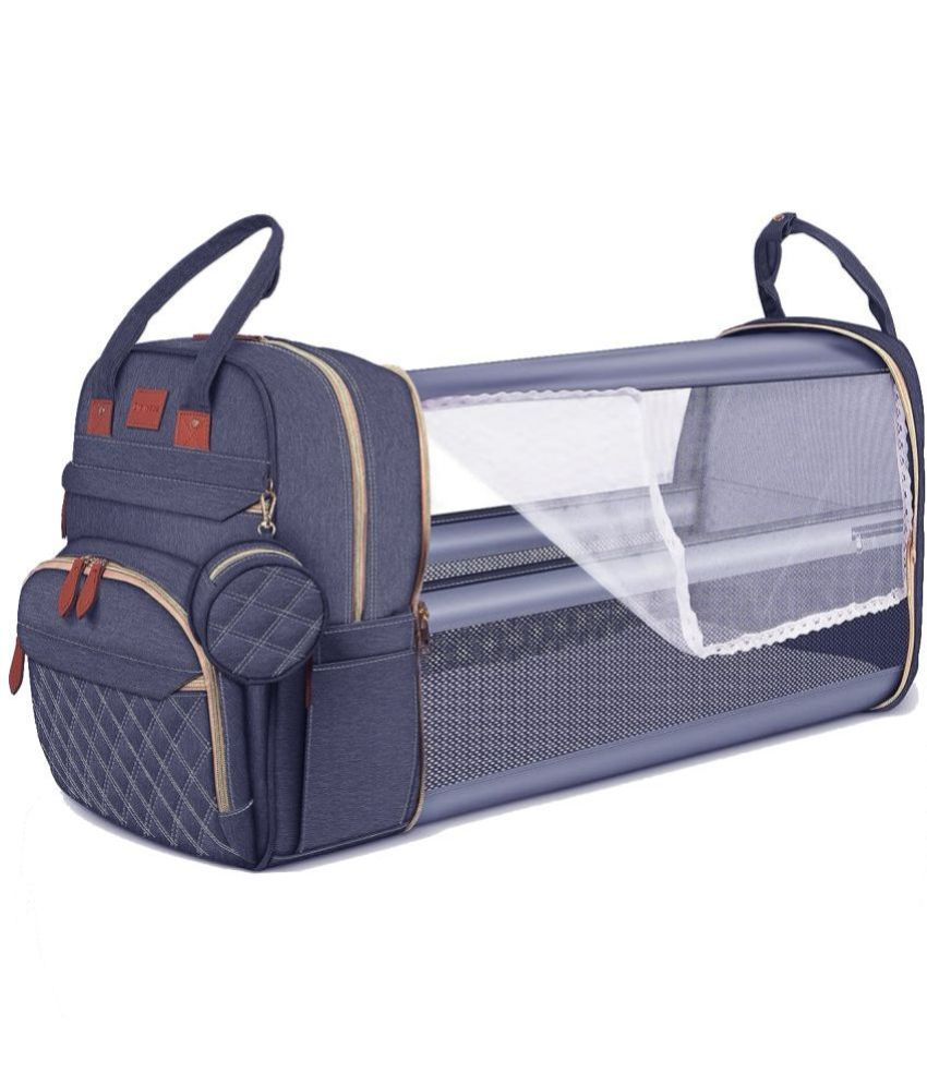     			ComfyStyle Blue Polyester Diaper Bag ( 41x30 Cm cm