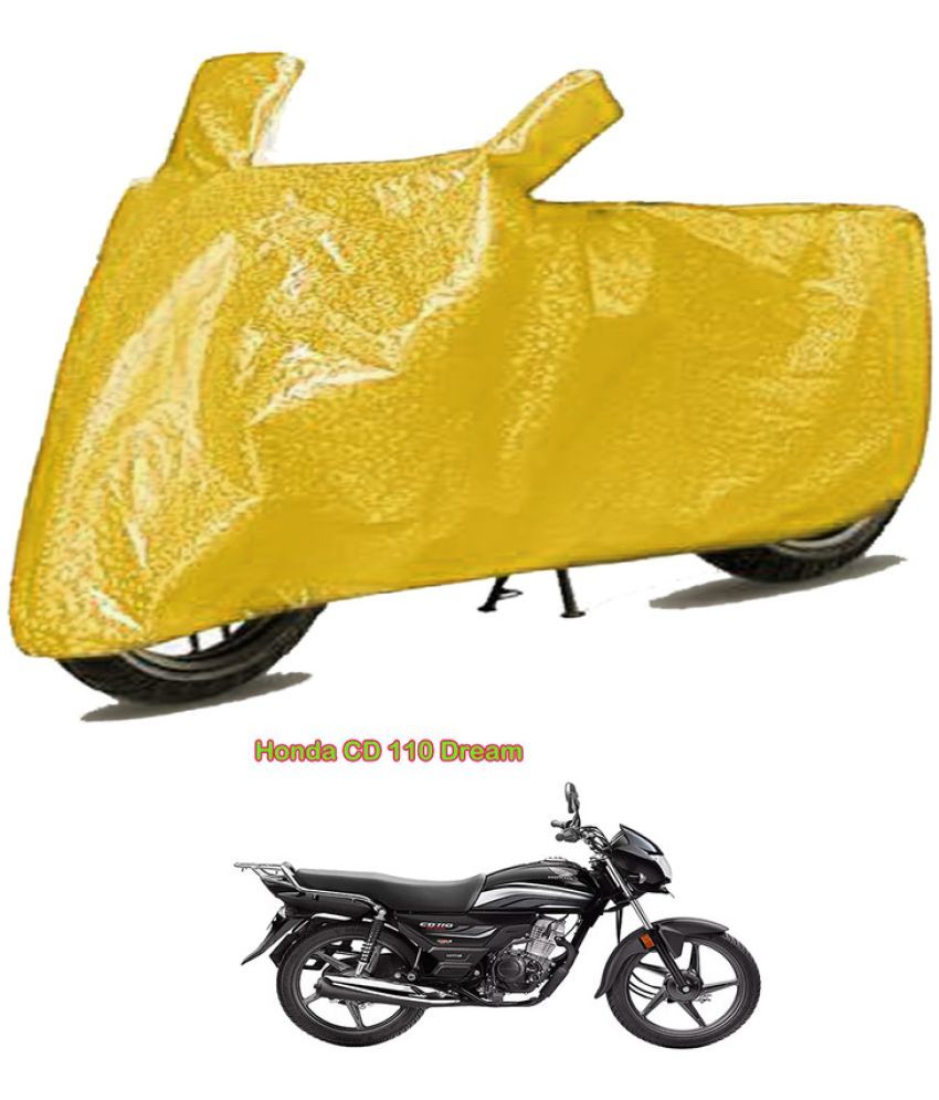     			GOLDKARTZ Bike Body Cover for Honda CD 110 Dream ( Pack of 1 ) , Gold