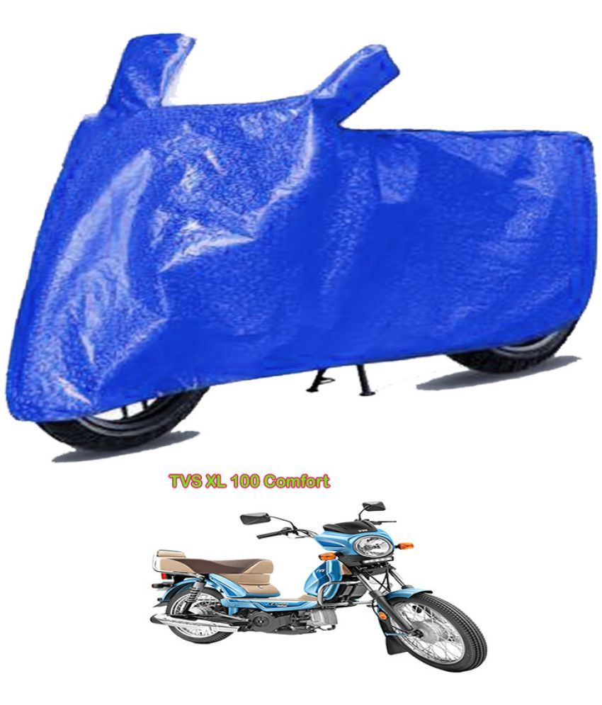     			GOLDKARTZ Bike Body Cover for TVS XL 100 Comfort ( Pack of 1 ) , Blue