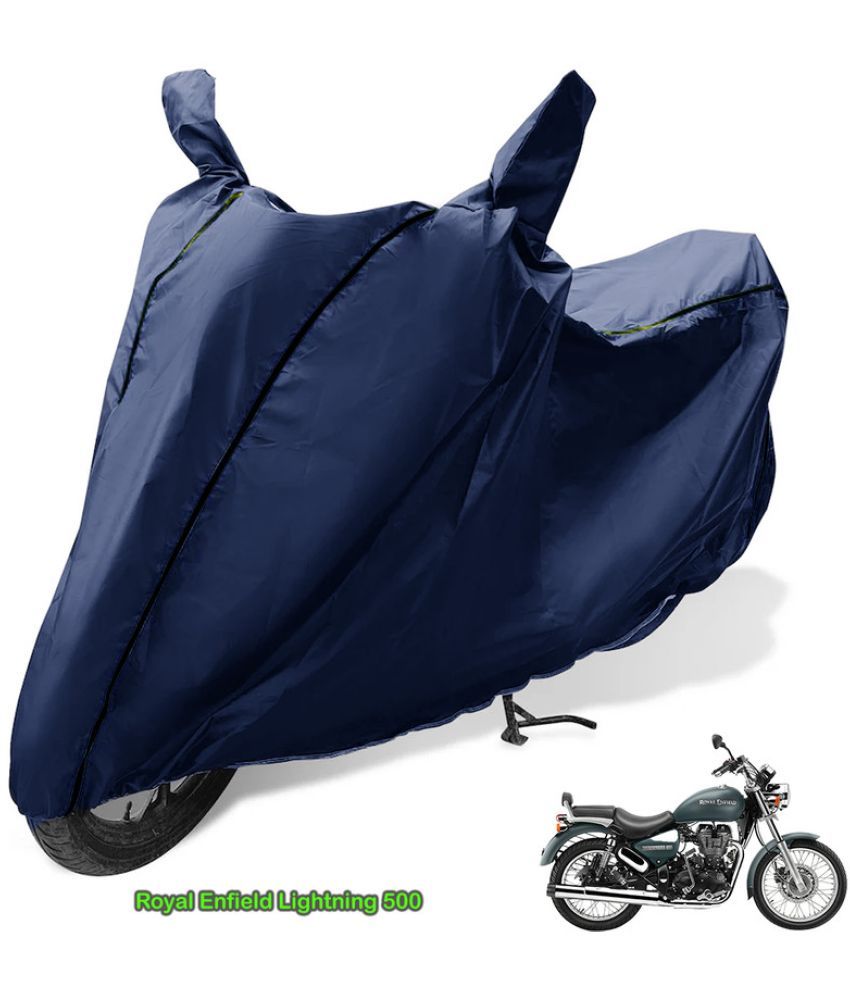     			GOLDKARTZ Bike Body Cover for Royal Enfield Lightning 500 ( Pack of 1 ) , Blue