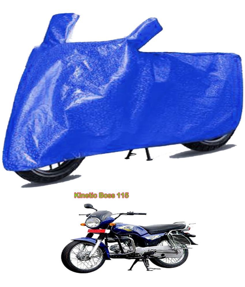     			GOLDKARTZ Bike Body Cover for Kinetic Boss 115 ( Pack of 1 ) , Blue