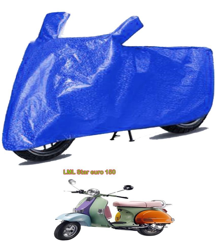     			GOLDKARTZ Bike Body Cover for LML Star euro 150 ( Pack of 1 ) , Blue