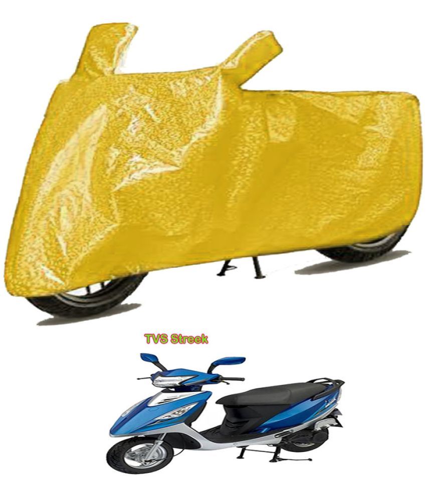     			GOLDKARTZ Bike Body Cover for TVS Streek ( Pack of 1 ) , Gold