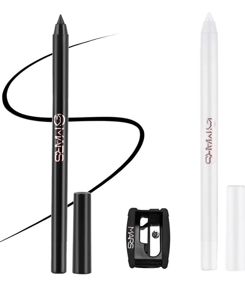     			MARS White Matte Kajal 2 g Pencil ( Pack of 2 )