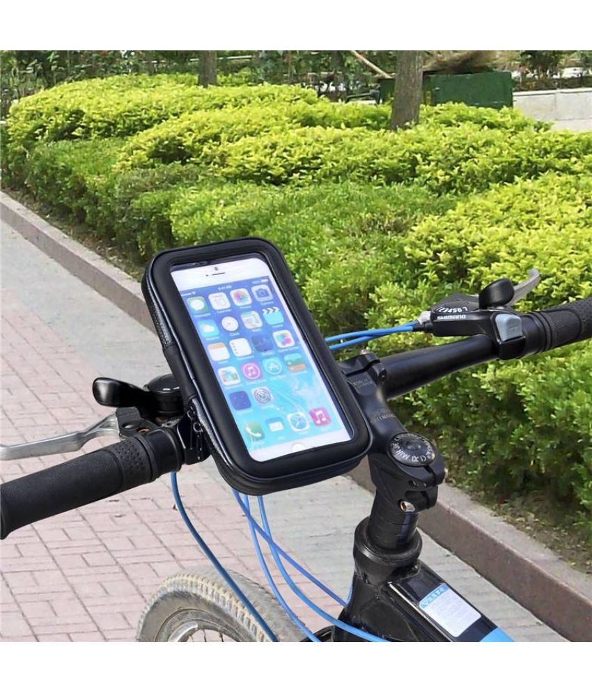     			Motorcycle Bike Handlebar Holder Mount Waterproof Bag Case for Mobile Phone Bicycle Phone Holder