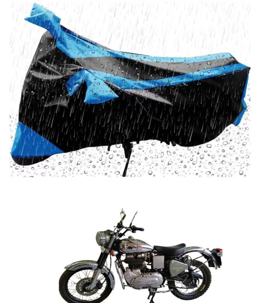     			RONISH Bike Body Cover for Royal Enfield Machismo 500 ( Pack of 1 ) , Blue