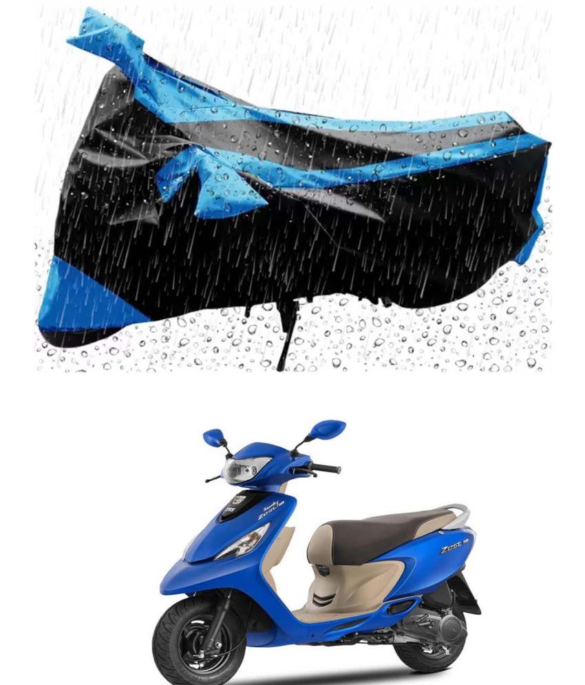     			RONISH Bike Body Cover for TVS Scooty Zest 110 ( Pack of 1 ) , Blue