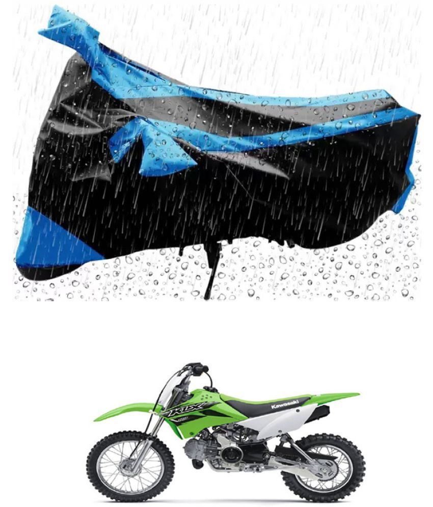     			RONISH Bike Body Cover for Kawasaki KLX 110 ( Pack of 1 ) , Blue