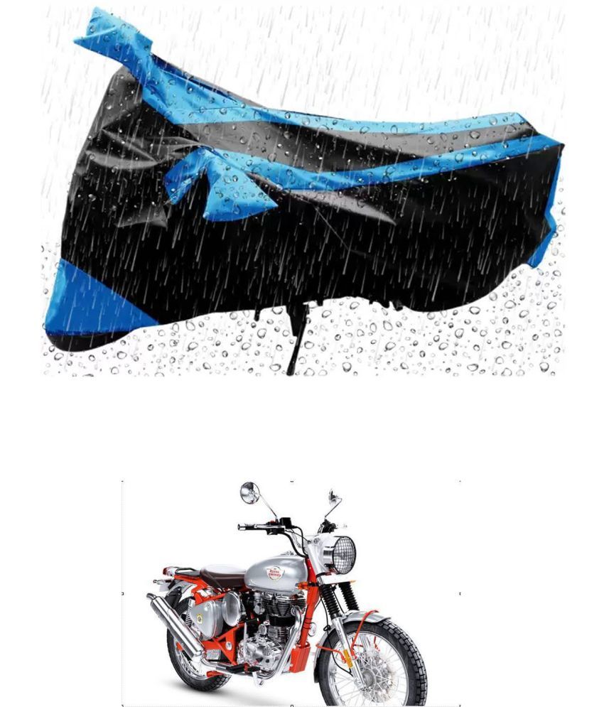     			RONISH Bike Body Cover for Royal Enfield All Bike Models ( Pack of 1 ) , Blue