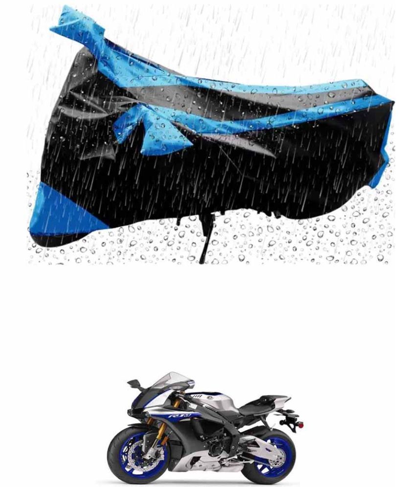     			RONISH Bike Body Cover for Yamaha YZF R1M ( Pack of 1 ) , Blue