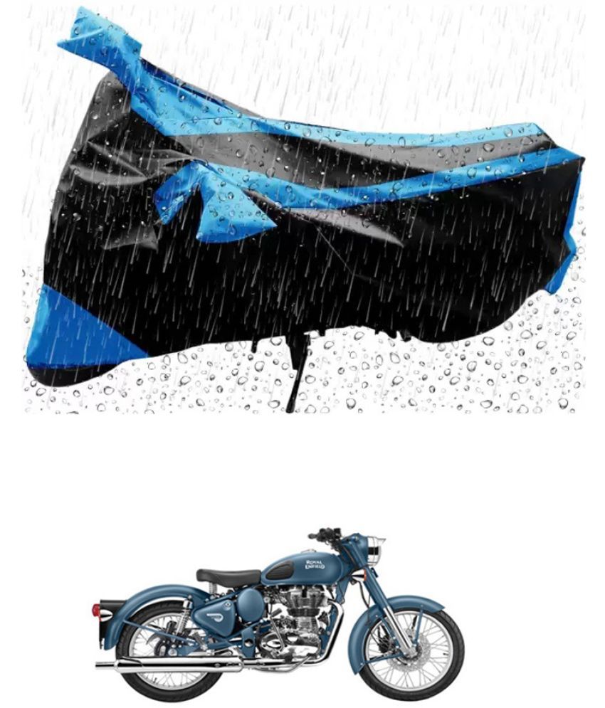     			RONISH Bike Body Cover for Royal Enfield All Bike Models ( Pack of 1 ) , Blue