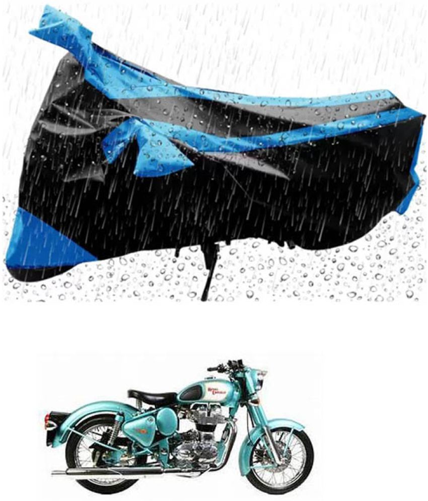     			RONISH Bike Body Cover for Royal Enfield Classic 500 ( Pack of 1 ) , Blue