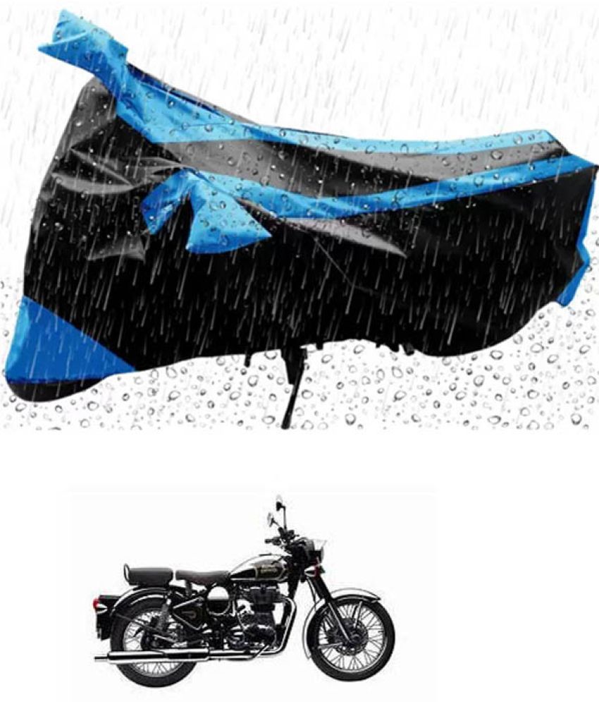     			RONISH Bike Body Cover for Royal Enfield Classic Chrome ( Pack of 1 ) , Blue