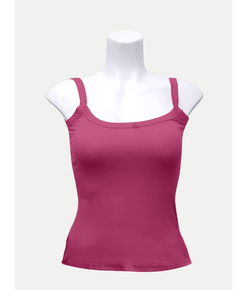     			Radprix Cotton Camisoles - Pink Single