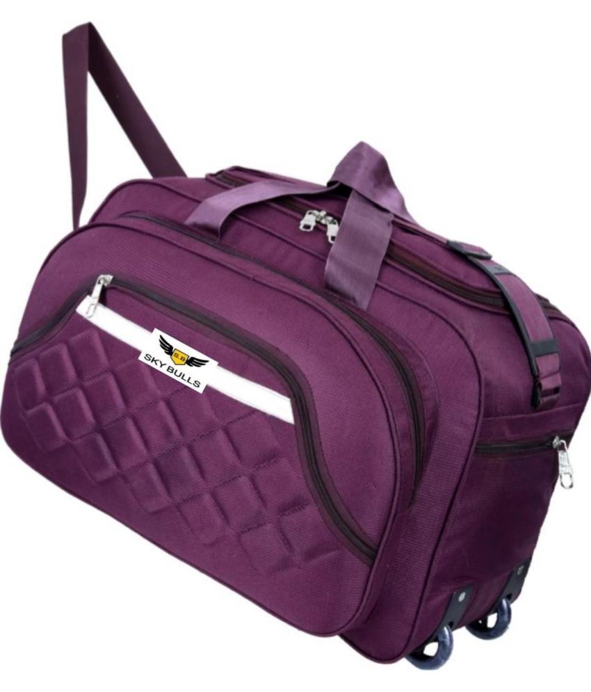     			Sky Bulls 40 Ltrs Purple Fabric Duffle Bag