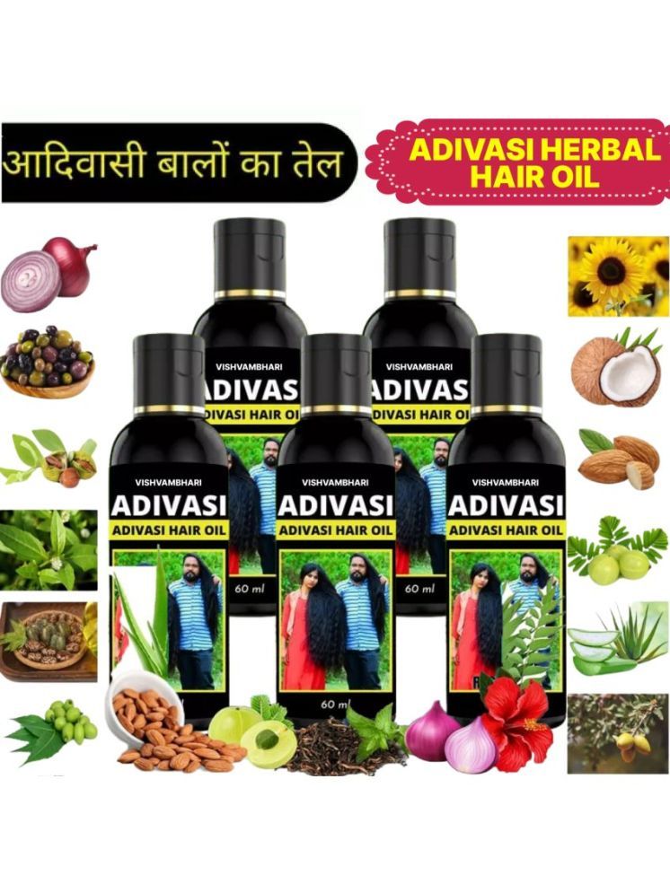     			Vishvambhari Anti Dandruff Amla Oil 60 ml ( Pack of 5 )