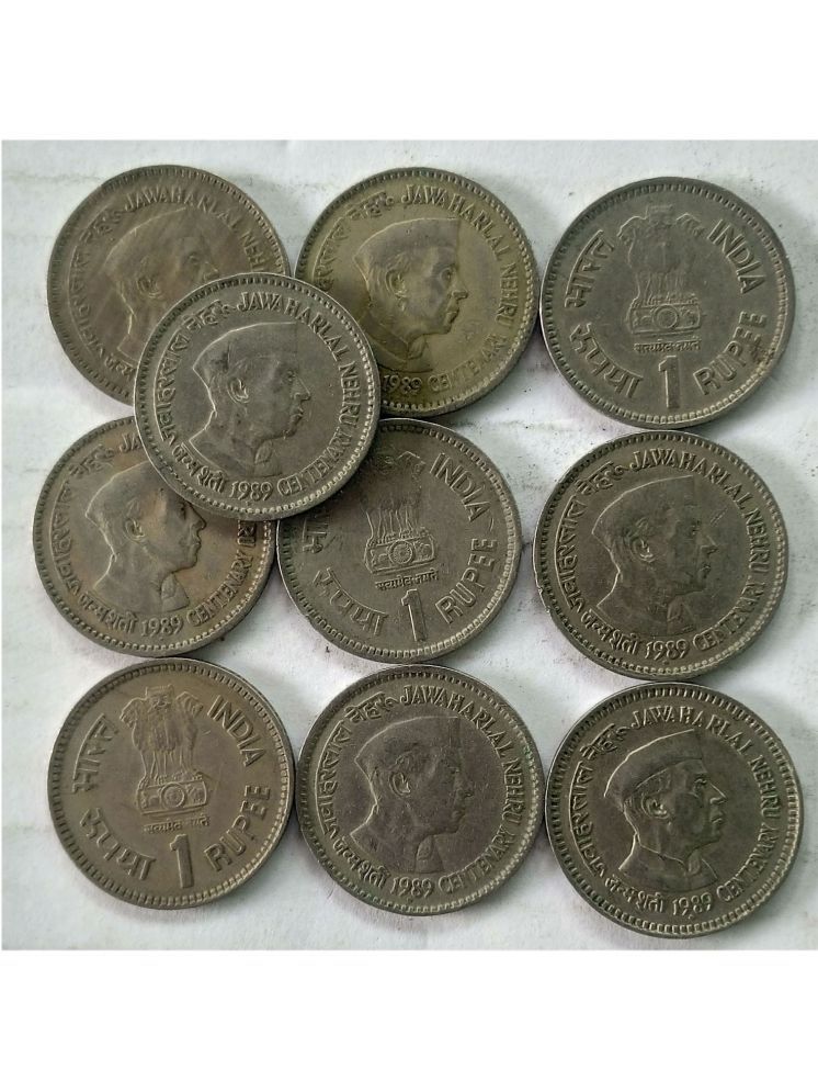     			1 RUPEE COMMEMORATIVE JAWAHARLAL NEHRU